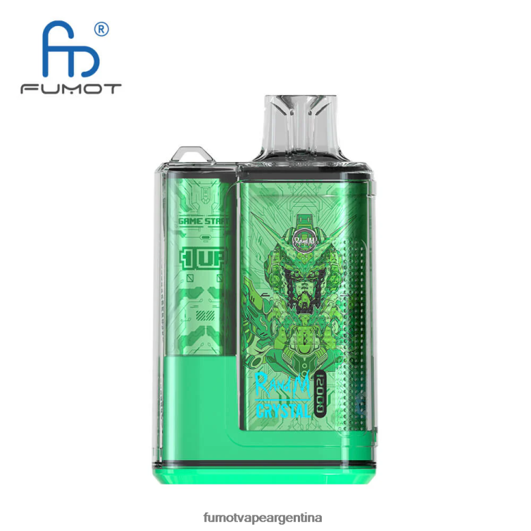 Fumot Crystal 1 pieza - 12000 caja de vapeo desechable 20ml - Fumot Discount Code kiwi maracuyá guayaba 2T00T269