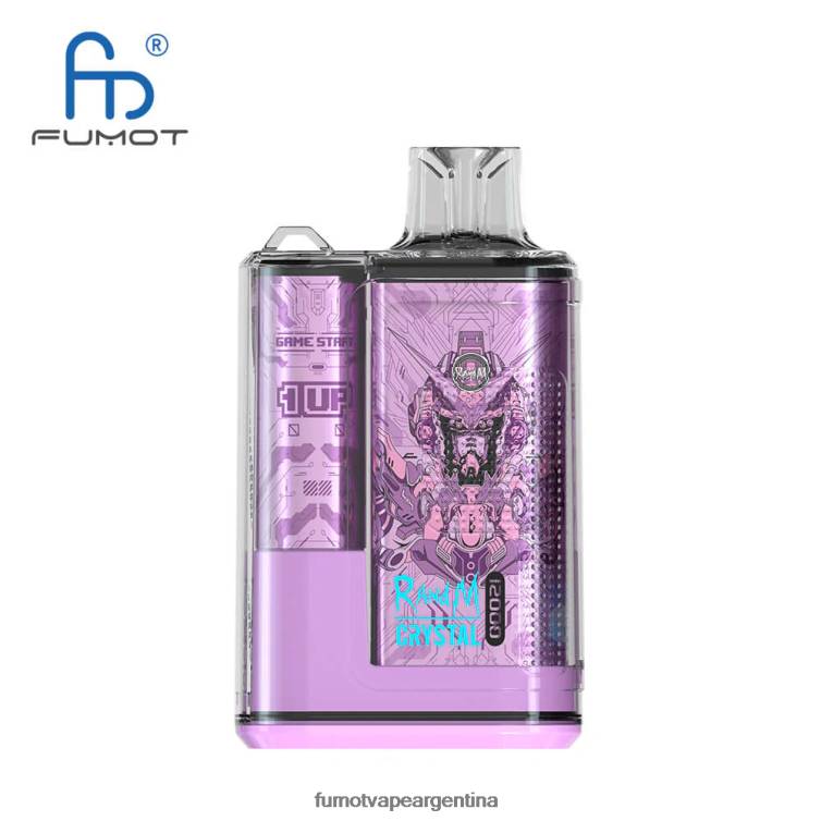 Fumot Crystal 1 pieza - 12000 caja de vapeo desechable 20ml - Fumot Vape Argentina hielo de durazno 2T00T273