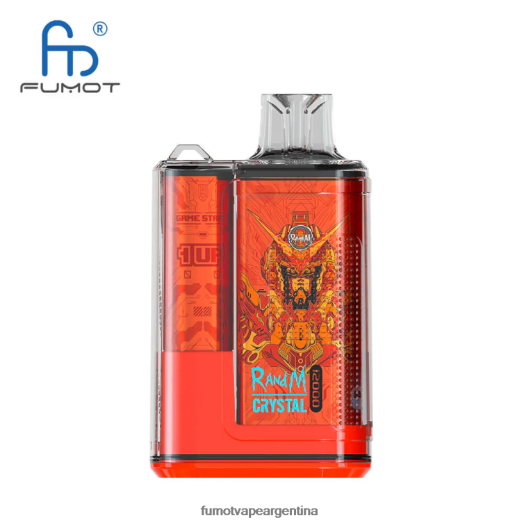 Fumot Crystal 1 pieza - 12000 caja de vapeo desechable 20ml - Fumot Vape Precio fusión frutal 2T00T267