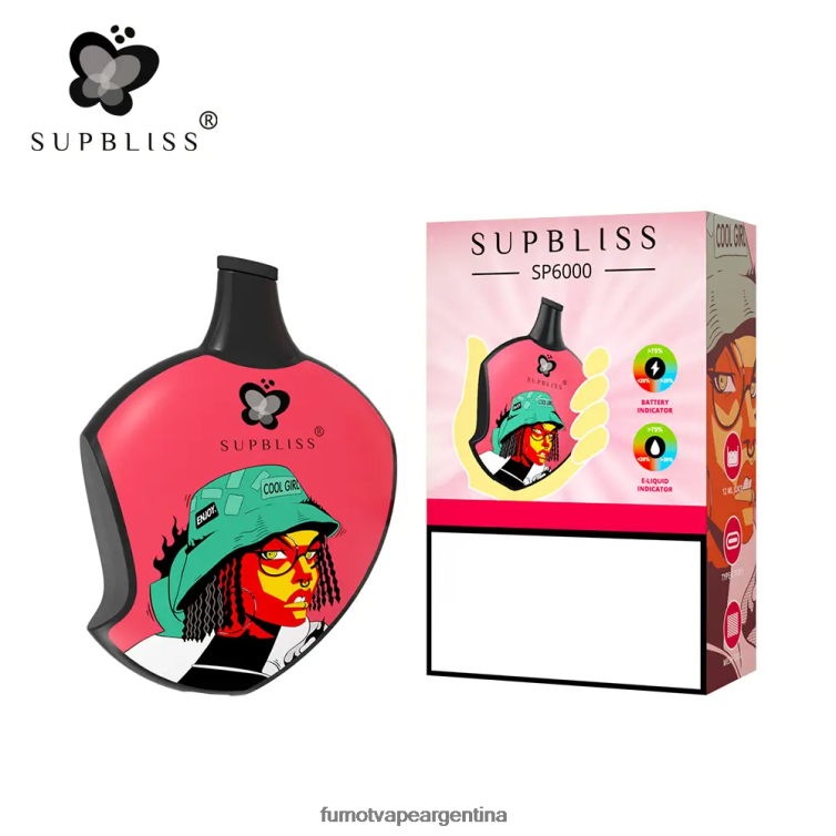 Fumot Supbliss cápsula de vapeo desechable sp6000 - 12 ml (1 pieza) - Fumot Vape Argentina sandia fresa 2T00T463