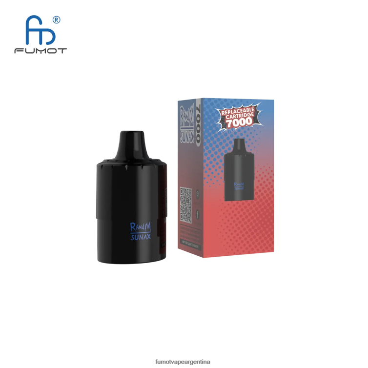 Fumot Sunax Cartucho de vapeo reemplazable 7000 (1 pieza) - Fumot Precio algodón de azúcar 2T00T486