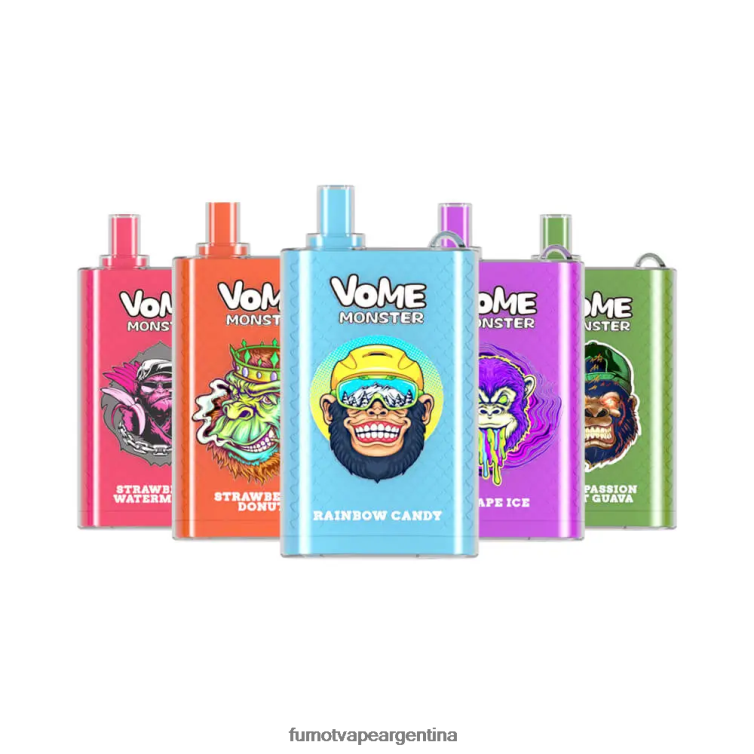 Fumot Vome Monster Dispositivo de vapeo desechable 10000 - 20 ml (1 pieza) - Fumot Argentina bayas mixtas 2T00T432