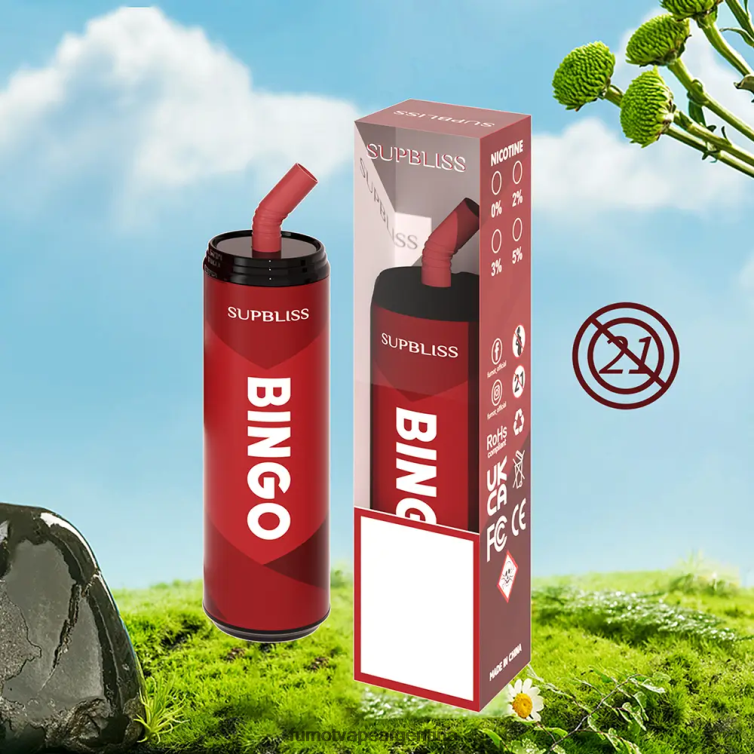 Fumot Supbliss Bingo 9000 bolígrafo vapeador desechable (1 pieza) - 18 ml - Fumot Store hielo exuberante 2T00T471