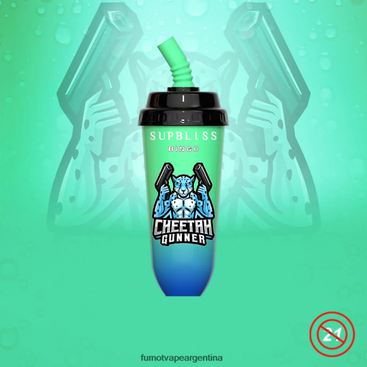 Fumot Supbliss Bingo Dispositivo de vapeo desechable 8000 - 16 ml (1 pieza) - Fumot Discount Code melón dulce 2T00T399