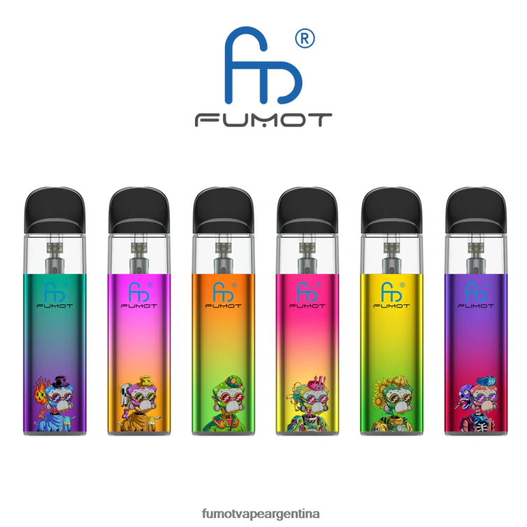 Fumot Dazzle Lite kit de vapeo vacío compatible con tpd (1 pieza) - Fumot Store verde-morado 2T00T551