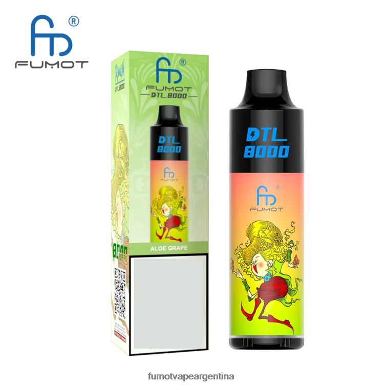 Fumot DTL Pluma vaporizador desechable 8000 - 16 ml (1 pieza) - Fumot Argentina hielo de durazno 2T00T422