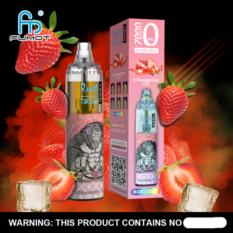 Fumot Tornado 7000 vapeador desechable 0% - 14ml (1 pieza) - Fumot Discount Code donut de fresa 2T00T539