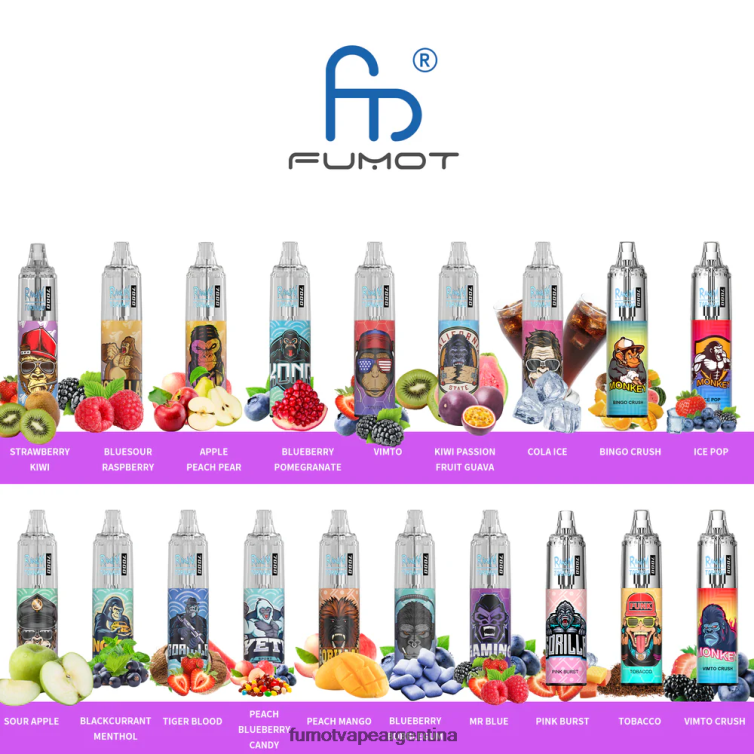 Fumot Tornado 7000 vapeador desechable 0% - 14ml (1 pieza) - Fumot Discount Code donut de fresa 2T00T539