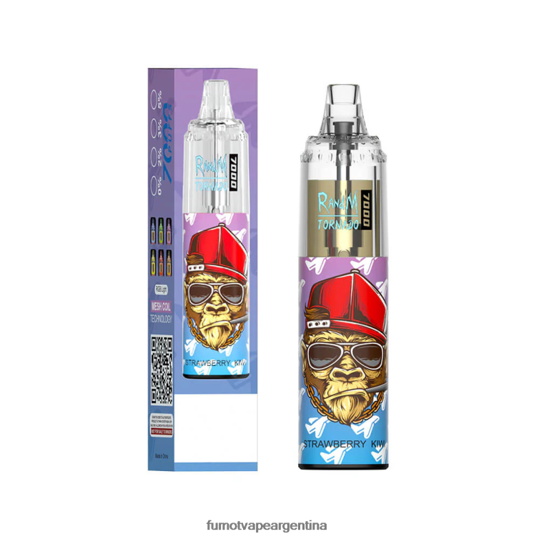 Fumot Tornado Pluma vaporizador desechable 7000 - 14 ml (1 pieza) - Fumot Precio caramelo de durazno y arándanos 2T00T86