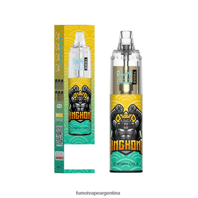 Fumot Tornado Pluma vaporizador desechable 7000 de 14 ml (1 pieza) - Fumot Vape Sabores arándano cereza arándano 2T00T65