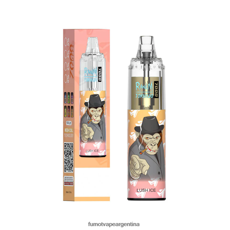 Fumot Tornado Pluma vaporizador desechable 7000 de 14 ml (1 pieza) - Fumot Vape Sabores arándano cereza arándano 2T00T65