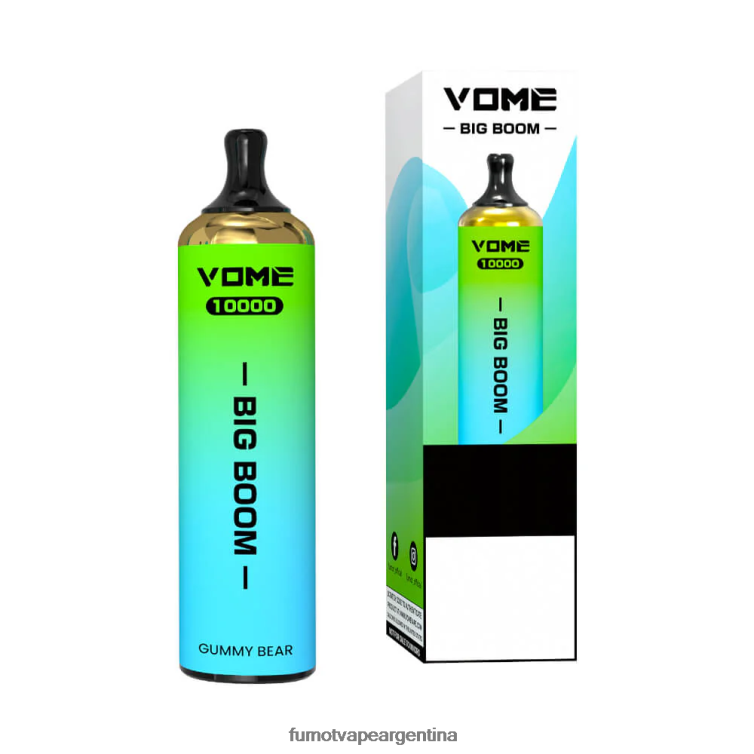 Fumot Vome Big Boom bolígrafo vapeador desechable 10000 - 20ml (1 pieza) - Fumot Argentina lanza de menta 2T00T442